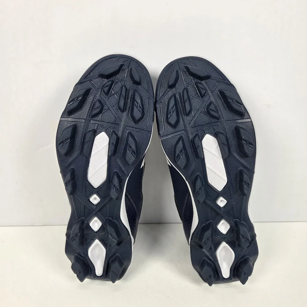 Mizuno Unisex Kids' Wave Select Nine Jr Baseball Cleats Navy/White Size 3